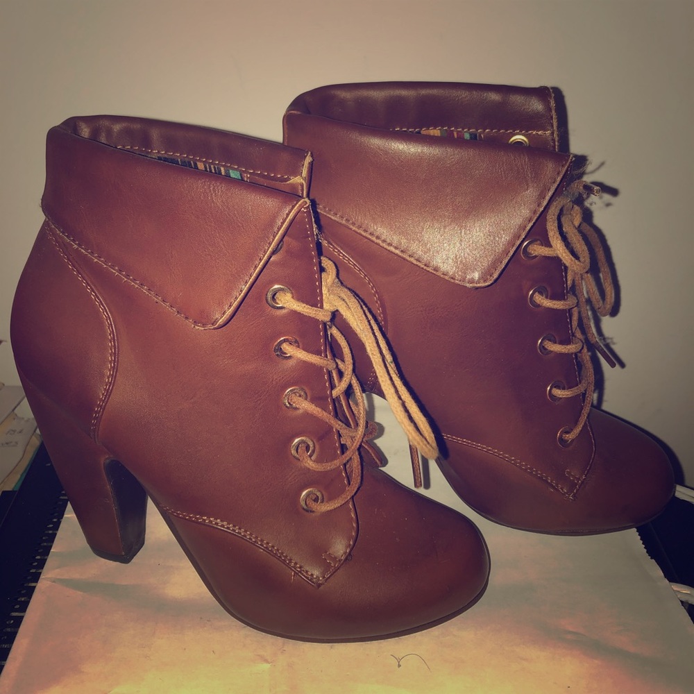 Brown Ankle Booties